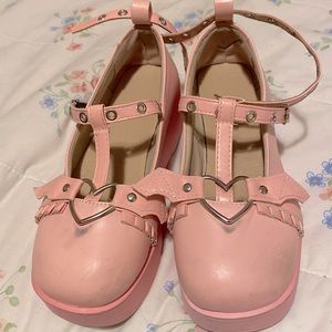 Pink Lolita shoes size 7